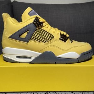 Air Jordan 4 Retro Yellow Men's Size 7.5